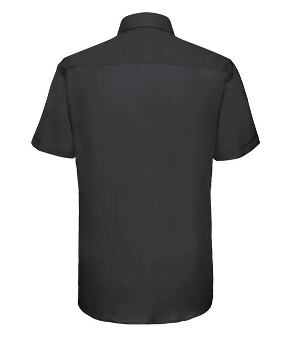 Russell Athletic Collection Short Sleeve Tailored Oxford Shirt