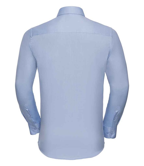 Russell Athletic Collection Long Sleeve Herringbone Shirt