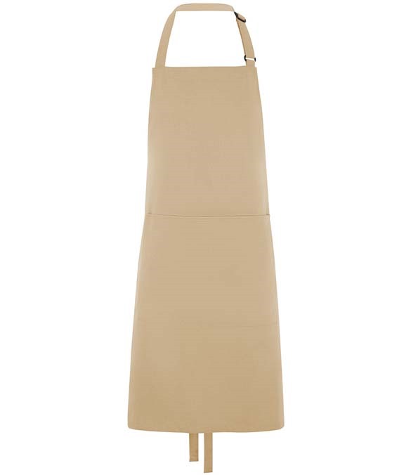 Dennys Polyester Bib Apron with Pocket