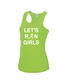 Let's Run Girls Cool Vest