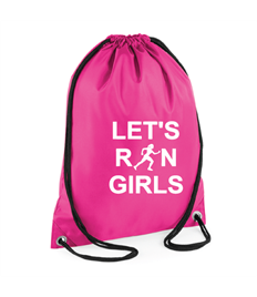 Let's Run Girls Budget gymsac
