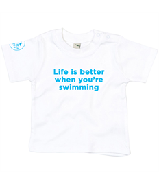 Little Aqua Life is better T-shirt Ages 3 months - 2 years